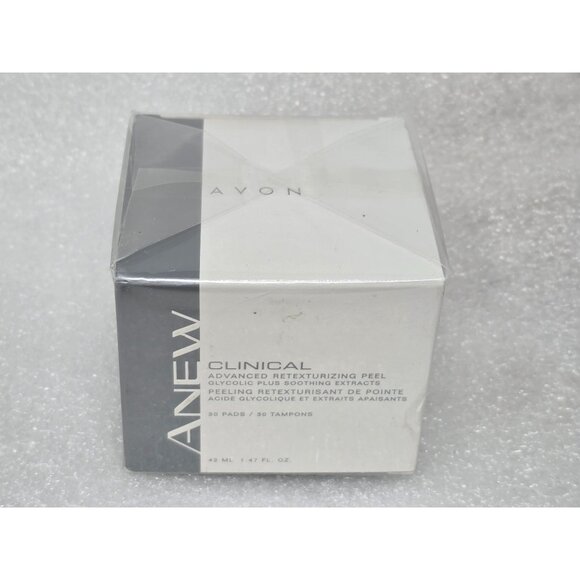 Avon Anew Clinical Advanced Retexturizing Peel 30 Pads 1.47 Fl Oz - Picture 1 of 2